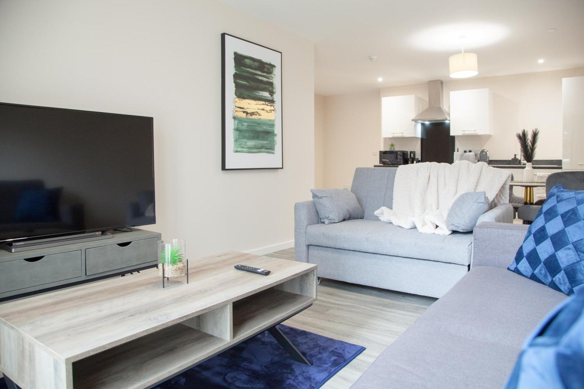 Modern 2bd In Апартаменты Манчестер